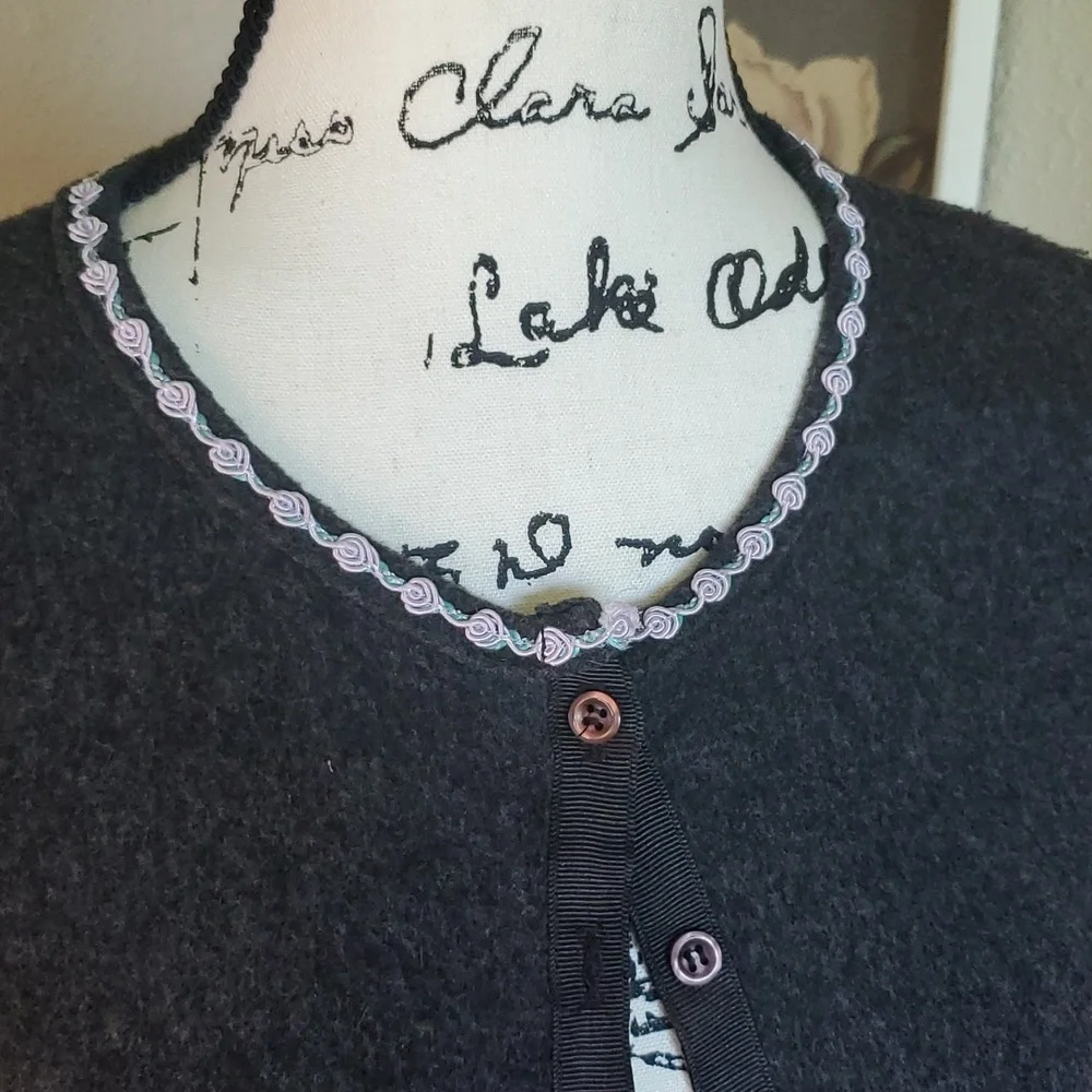 Xhilaration Cardigan Sweater Charcoal Gray SIZE XL - Picture 6 of 9